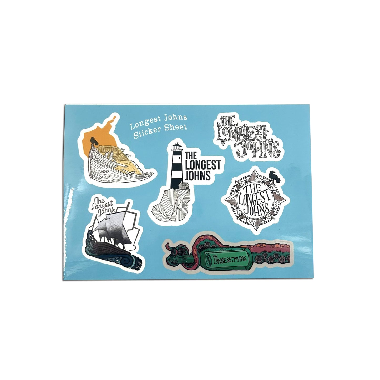 Blue Sticker Sheet