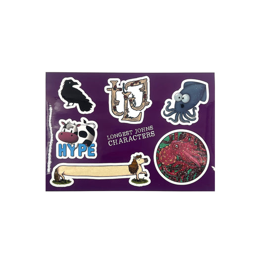 Purple Sticker Sheet