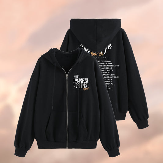 Voyage USA & Canada 24 Tour Zip Up Hoodie